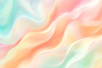Obraz premium Abstract pastel wavy background (1)