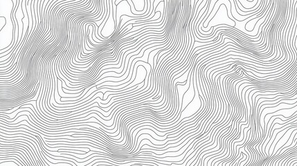 Relief contour line drawings for unique wallpaper texture and aesthetic.