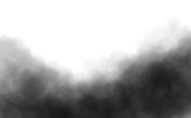 Abstract red smoke isolated on transparent white background. orange color fog clouds rising up. Colorful smoke texture. Steam, vapor, gas, fog special effect. Texture overlays. Graphic design elements