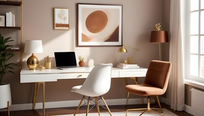 interior modern design room 3d