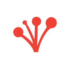 vector illustration abstract plant flourish