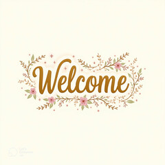 Obraz premium Welcome image