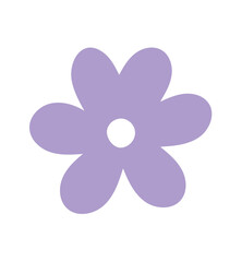 Vector illustration of a flower 