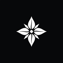 abstract leaf nature logo design inspiration