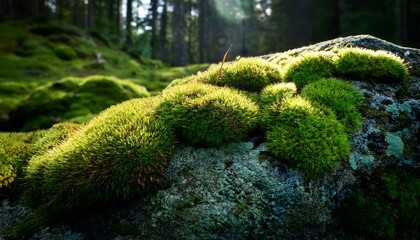 moss on stone