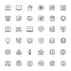 Fototapeta premium business and finance icon set