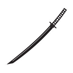 Japanese Katana Vector Illustration