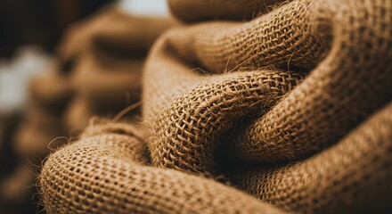 Fototapeta premium Woven Burlap Sacks