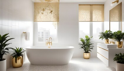 interior modern design room 3d