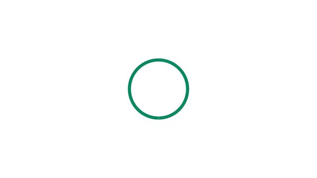 Loading animation , loop animation 4k on white background
