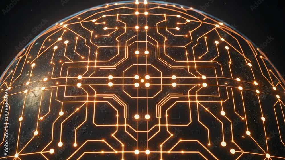 Poster ai-driven fusion energy grid concept image for innovative power distribution solutions.