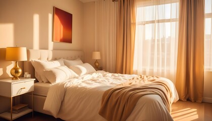 interior modern design room 3d