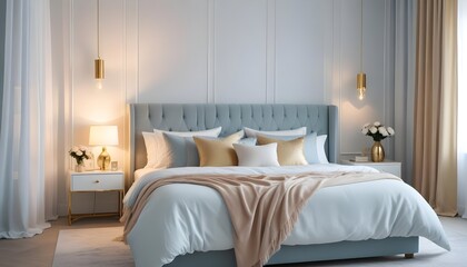 interior modern design room 3d