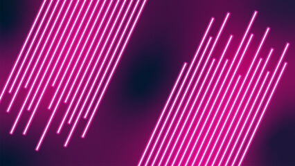 Neon pink slash background glowing with bright pink rays. Suitable for presentation, business, advertising, etc.