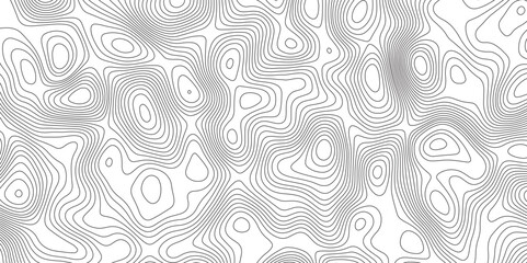 Abstract Topographic contour map. Vector cartography illustration. Abstract lines background. Line topography map contour background concept of a conditional geography scheme and the terrain path.