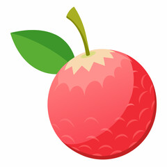 vector illustration of an apple