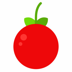 vector illustration of an apple