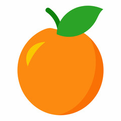 orange isolated on white