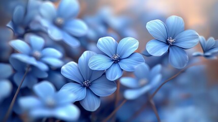 Intricate Botanical Garden Scene in Artistic Style