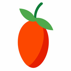 vector illustration of a tomato