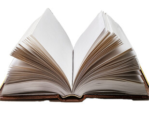 Obraz premium Blank book isolated on transparent background