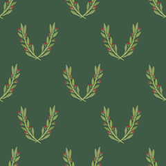 Seamless cute floral pattern 
