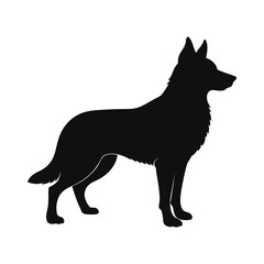 German Shepherd Dog Silhouette