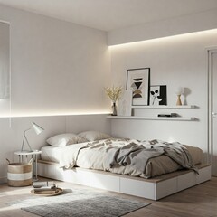 Modern and minimalis bedroom luxury decor