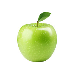 green apple isolated on white