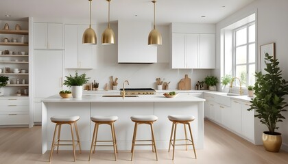 interior modern design room 3d