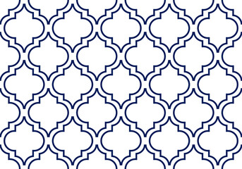 Seamless geometric pattern arab moroccan background texture islamic window grid design vector for fabric surface design packaging vector