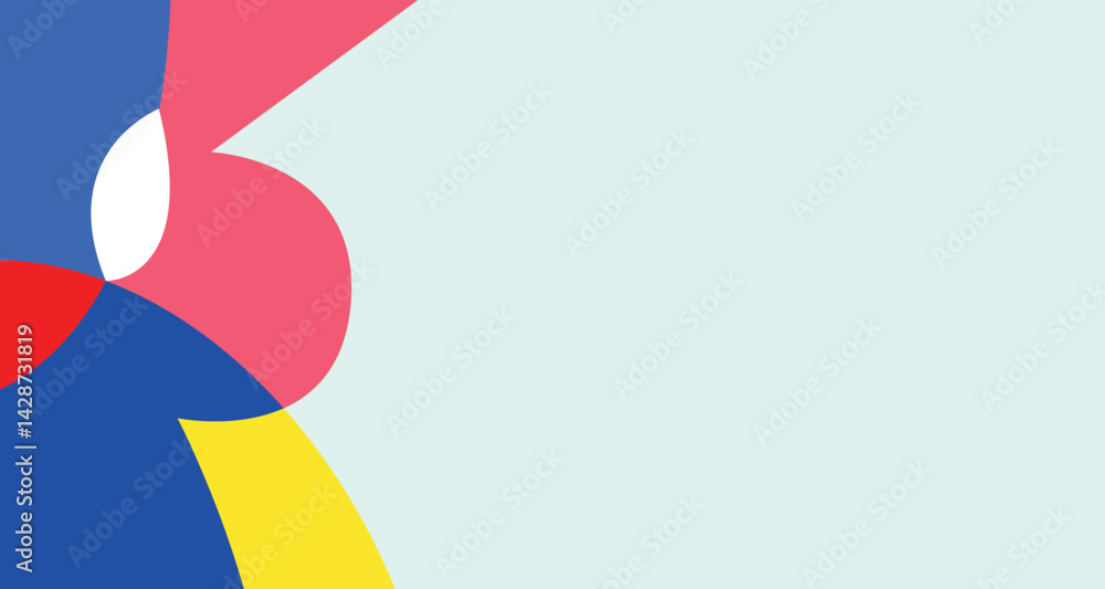 Aufkleber abstract background with colorful lines