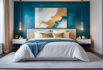 interior modern design room 3d