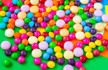colorful sweet candy background