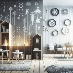 Scandinavian simplicity and clean lines