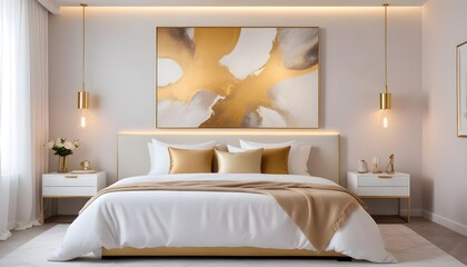 interior modern design room 3d