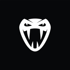 python boa snake logo design