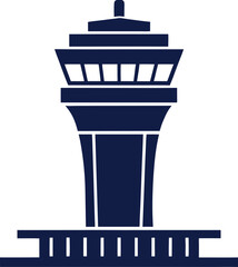 Airport Control Tower Icon