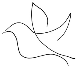 Flying Dove Minimalims