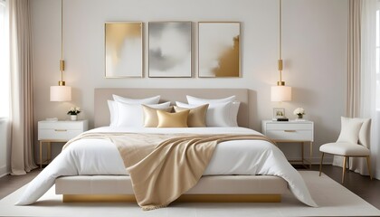 interior modern design room 3d