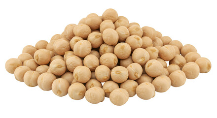 Chickpeas pile food ingredients