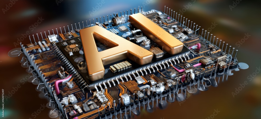 Fototapete 3d rendering of the word 