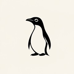 Naklejka premium Penguin Silhouette