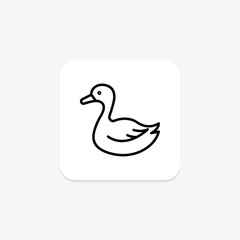 Duck, vector, pixel perfect, illustrator file