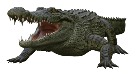 Crocodile open jaw predator wildlife