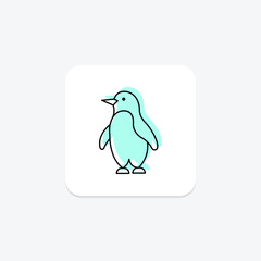 Penguin, vector, pixel perfect, illustrator file
