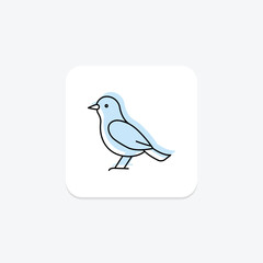 Starling, vector, pixel perfect, illustrator file