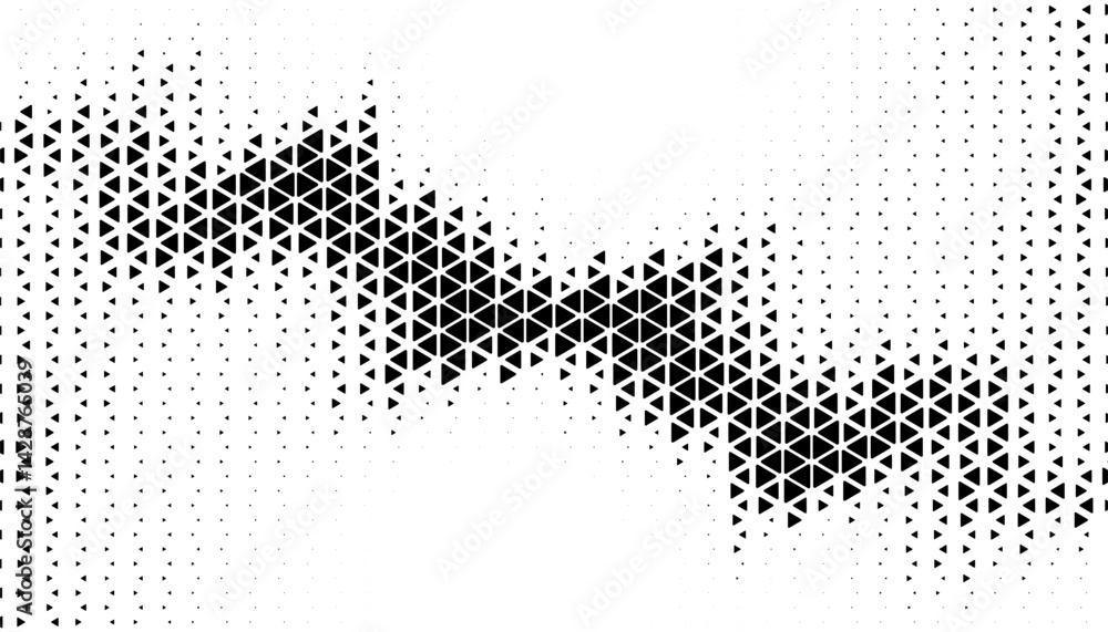 Poster black and white halftone pattern with geometric shapes for modern background and jersey design. full