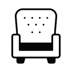 Download our premium line style icon of sofa chair
