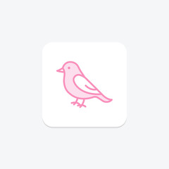 Bluebird, vector, pixel perfect, illustrator file